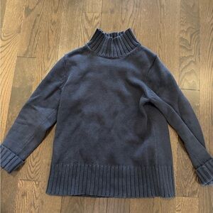 Jcrew xs Navy Blue Women's mock neck Sweater